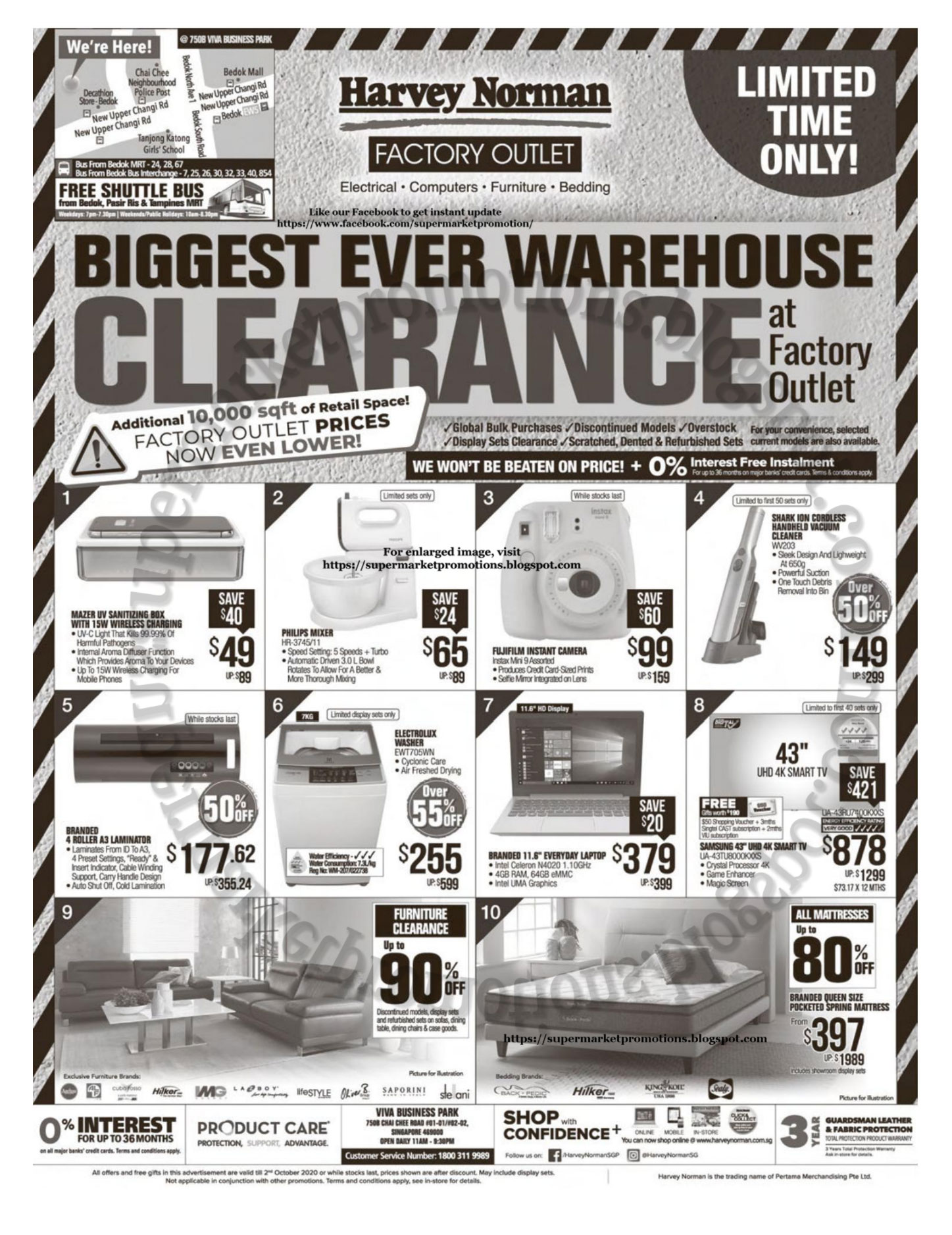 Harvey Norman Warehouse Sale 26 September 2020 Supermarket Promotions