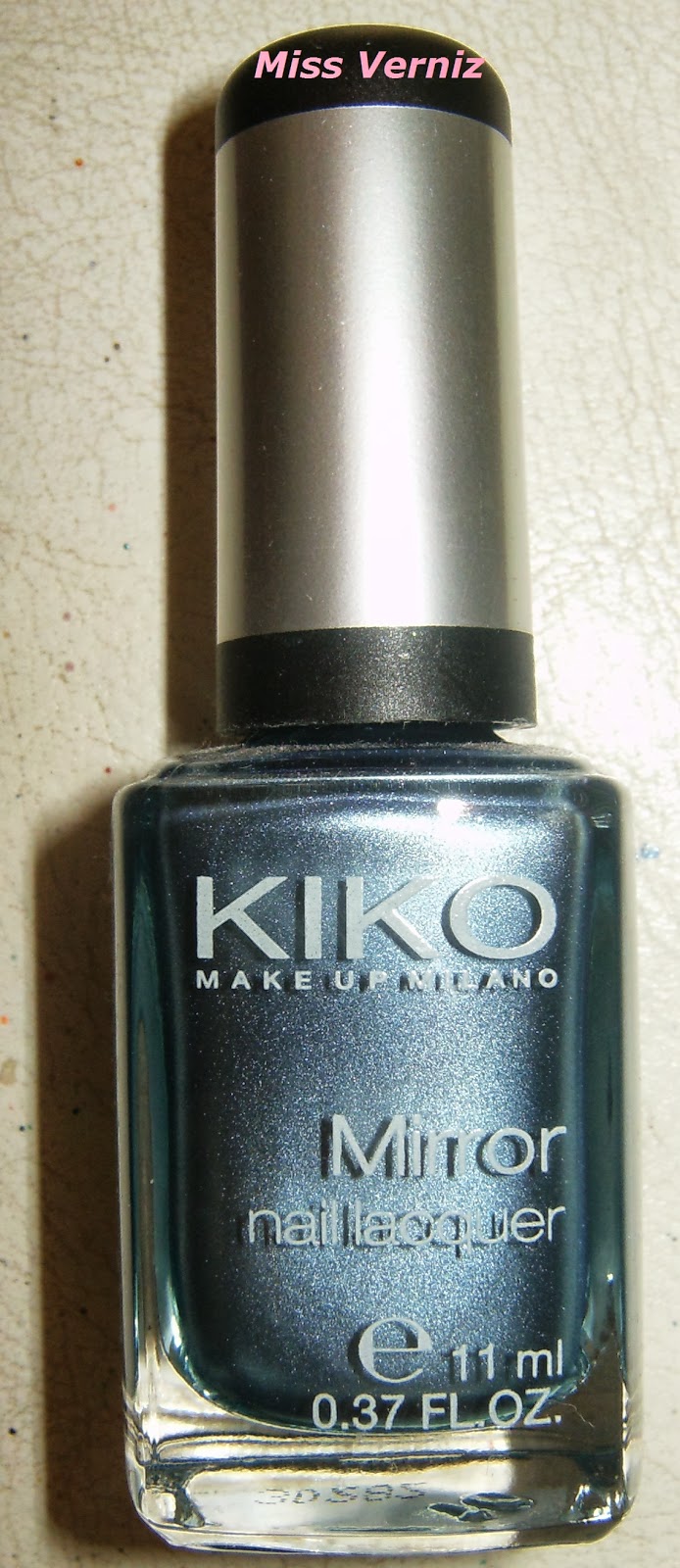 Ana_missverniz Kiko Mirror Nail Lacquer Numero 623 Blue...!!