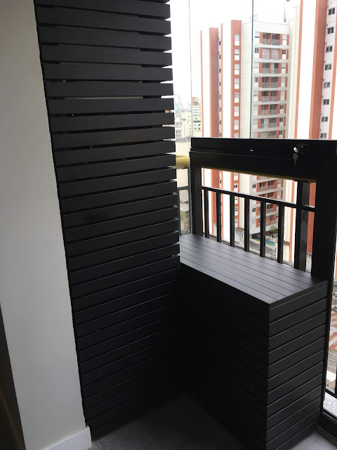 Atelier Do Zero Armario Para Esconder O Aquecedor E Movel Para A Condensadora Do Studio Da Mia