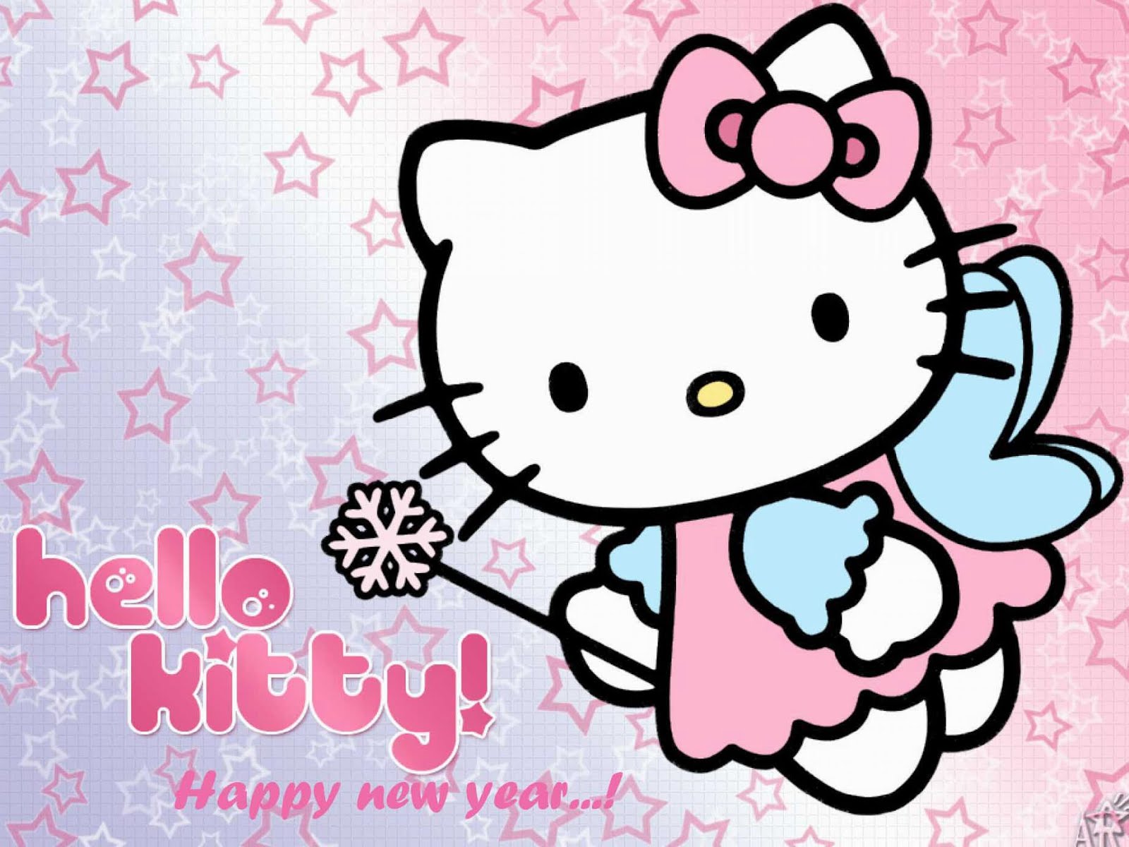 DP UCAPAN TAHUN BARU HELLO KITTY Happy New Year Hello Kitty Cute