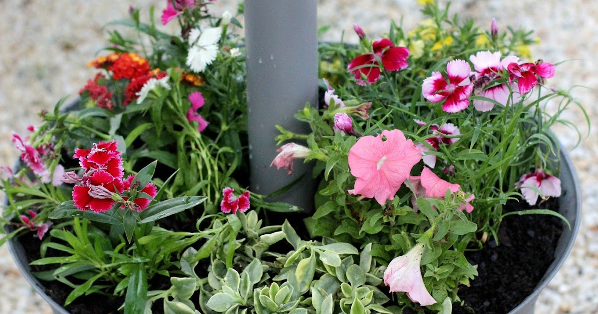 Served Up With Love DIY Umbrella Stand & Planter