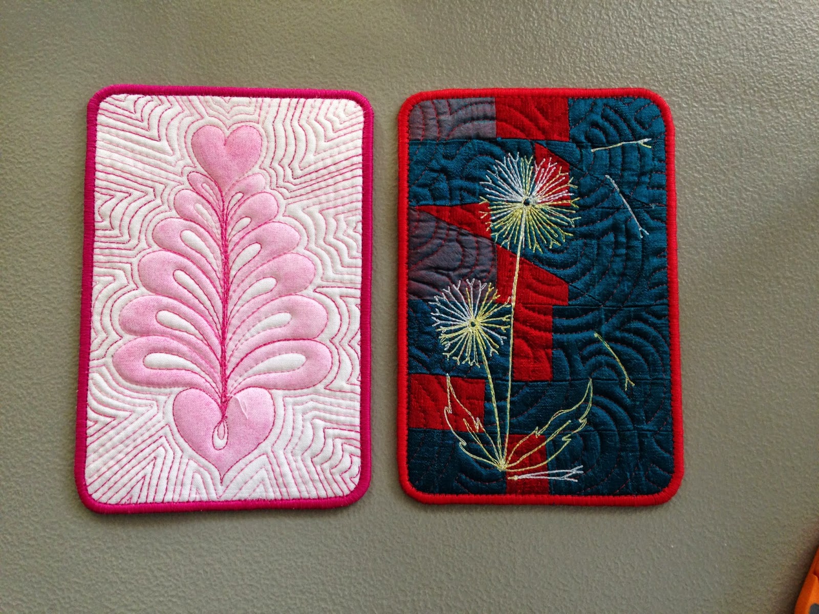 Quilt to the Edge.... More Quilted Postcards