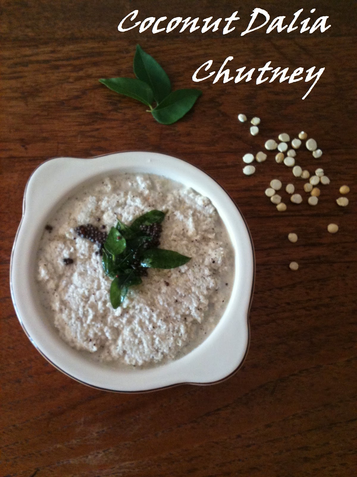 House Mom At Work Coconut Dalia Chutney for Idli / Dosa