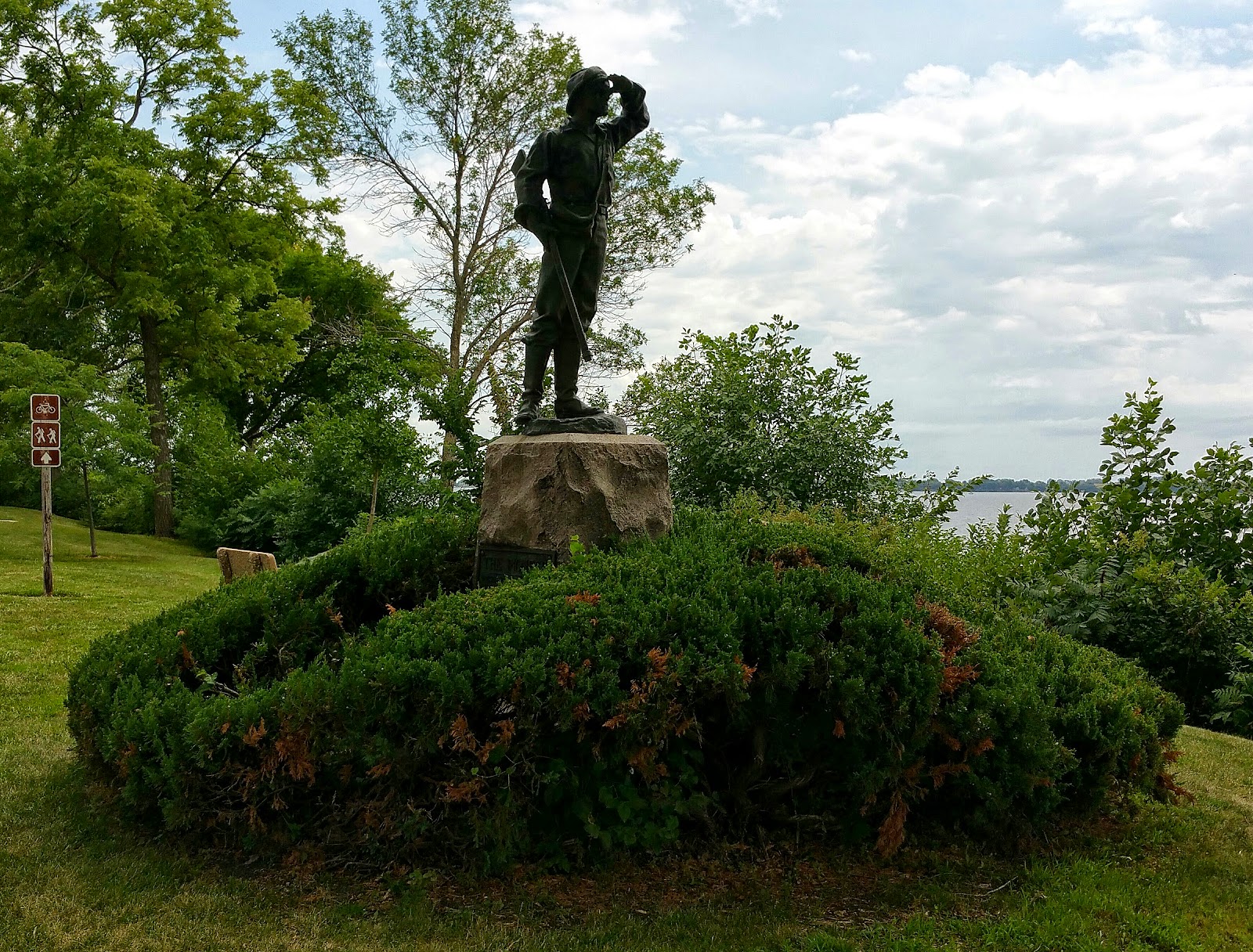 History and Culture by Bicycle Storm Lake, Iowa The Pioneer Sculpture