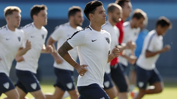 Málaga, entrenamiento mañana a las 9:15 horas