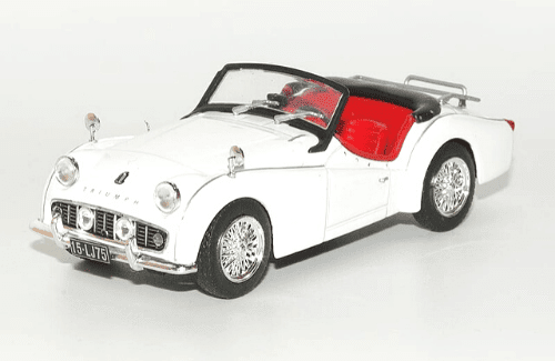 Les voitures de Johnny Hallyday Triumph TR3 1961 1:43