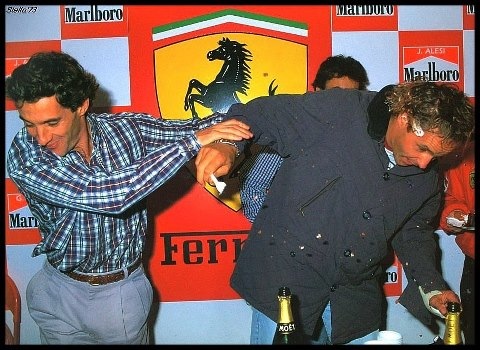 Ayrton Senna do Brasil: Fotos do Senna com o grande amigo Berger