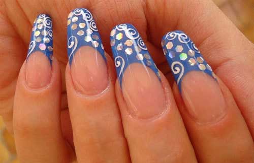 9. Colorful French Tip Nail Art - wide 7