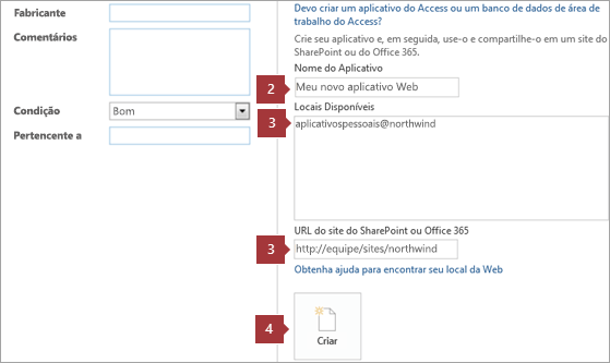 Criar um Access Web App de um modelo - Microsoft Office