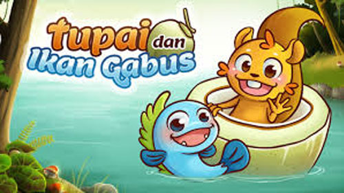 Dongeng Anak: Kisah Persahabatan Tupai Dan Ikan Gabus - Dunia Anak