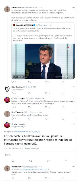 Cyprien Luraghi veut encore couper des têtes dans Attentats 2020%2B11%2B27%2B%2B-%2BCyprien%2BLuraghi%2Bsur%2BTwitter%2B_%2B_%2540ReneSacarine%2B%2540_D_E_F_I%2BLe%2Bbon%2Bdocteu_%2B-%2Btwitter.com