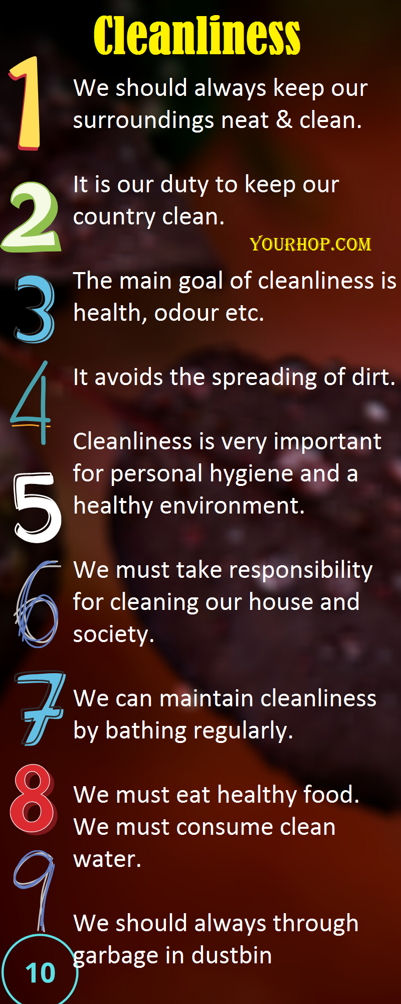 cleanliness essay for class 9