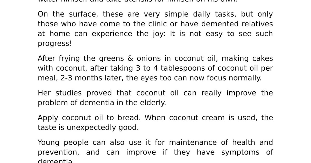 Coconut Oil and its Benefits, Case Study Part 3 Veeramachaneni Ramakrishna Diet Program