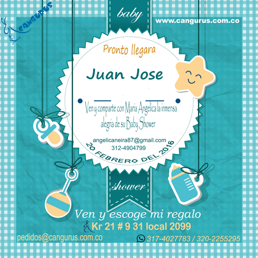 Lista de regalos baby shower