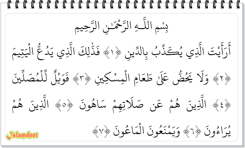 Surat Al Maun Dan Artinya