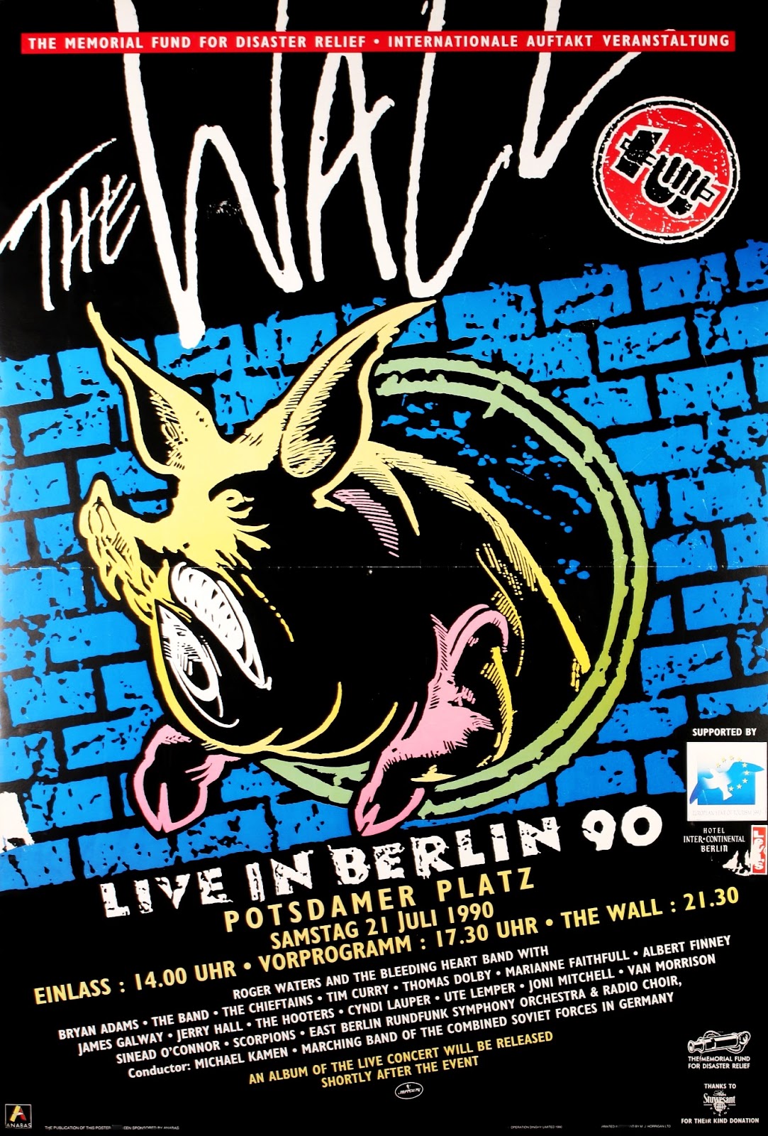 Pink Floyd Ilustrado The Wall. Live In Berlin Roger Waters