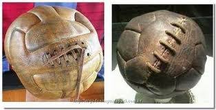 A história da bola de futebol.
