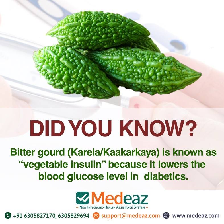 Bitter gourd benefits for Diabetes