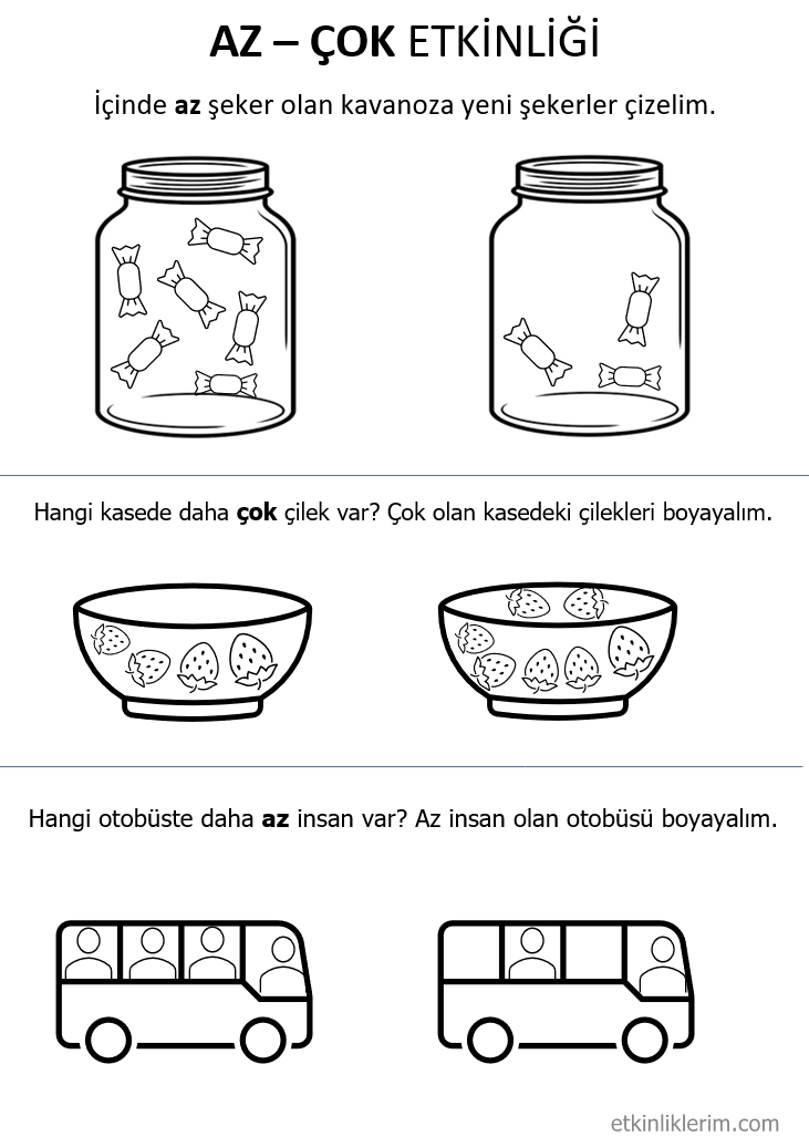 Az – Çok Kavramı Okul Öncesi #2