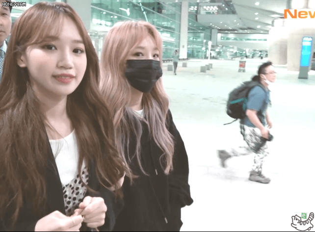 입국하는  아이즈원