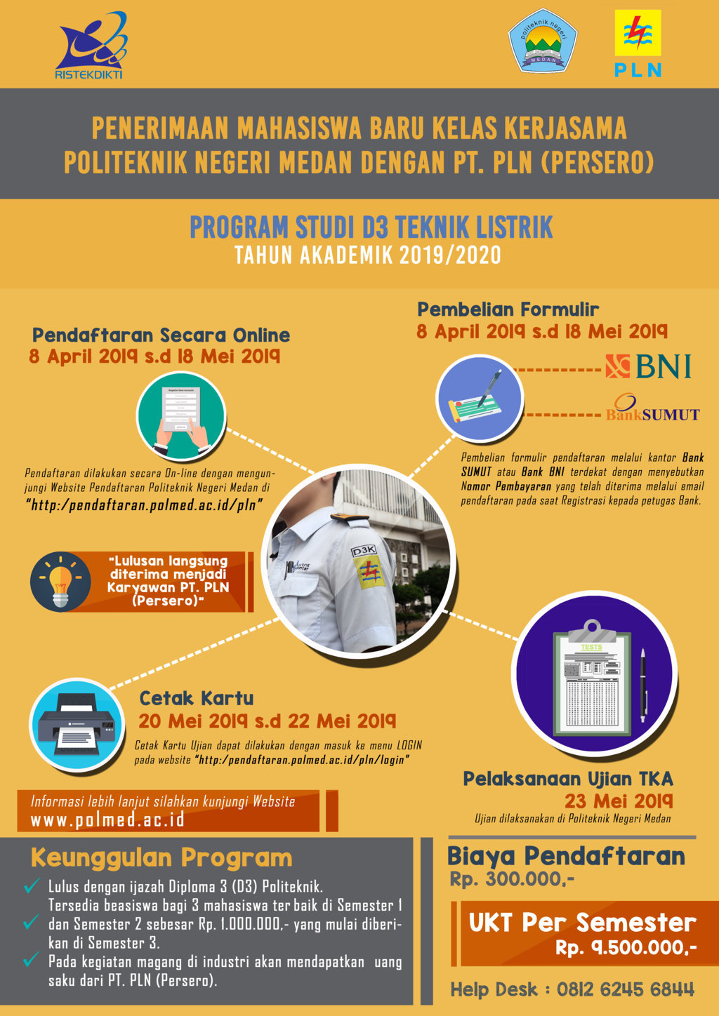 Penerimaan Mahasiswa Baru Diploma 3 D3k Kelas Kerjasama Pt Pln Persero Dengan Politeknik Negeri Medan T A 2021 2022 Ruang Para Bintang Berbagi Informasi Tentang Ptn Dan Pembahasan Soal Soal