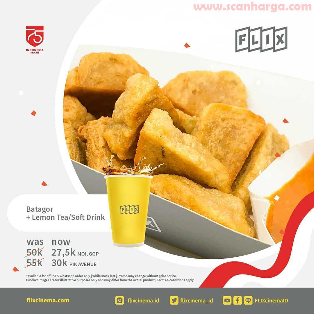 Promo Flix Cinema Merdeka Special Diskon 45 Untuk 8 Menu Makanan dan