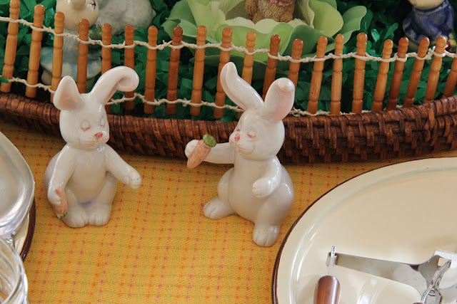 Spring Bunny Table-Bargain Decorating with Laurie