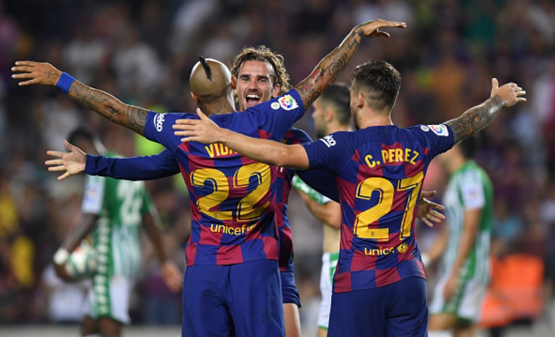 Liga : Le Barça cartonne le Betis Séville, doublé de Griezmann (Vidéo) | SUNU FOOT
