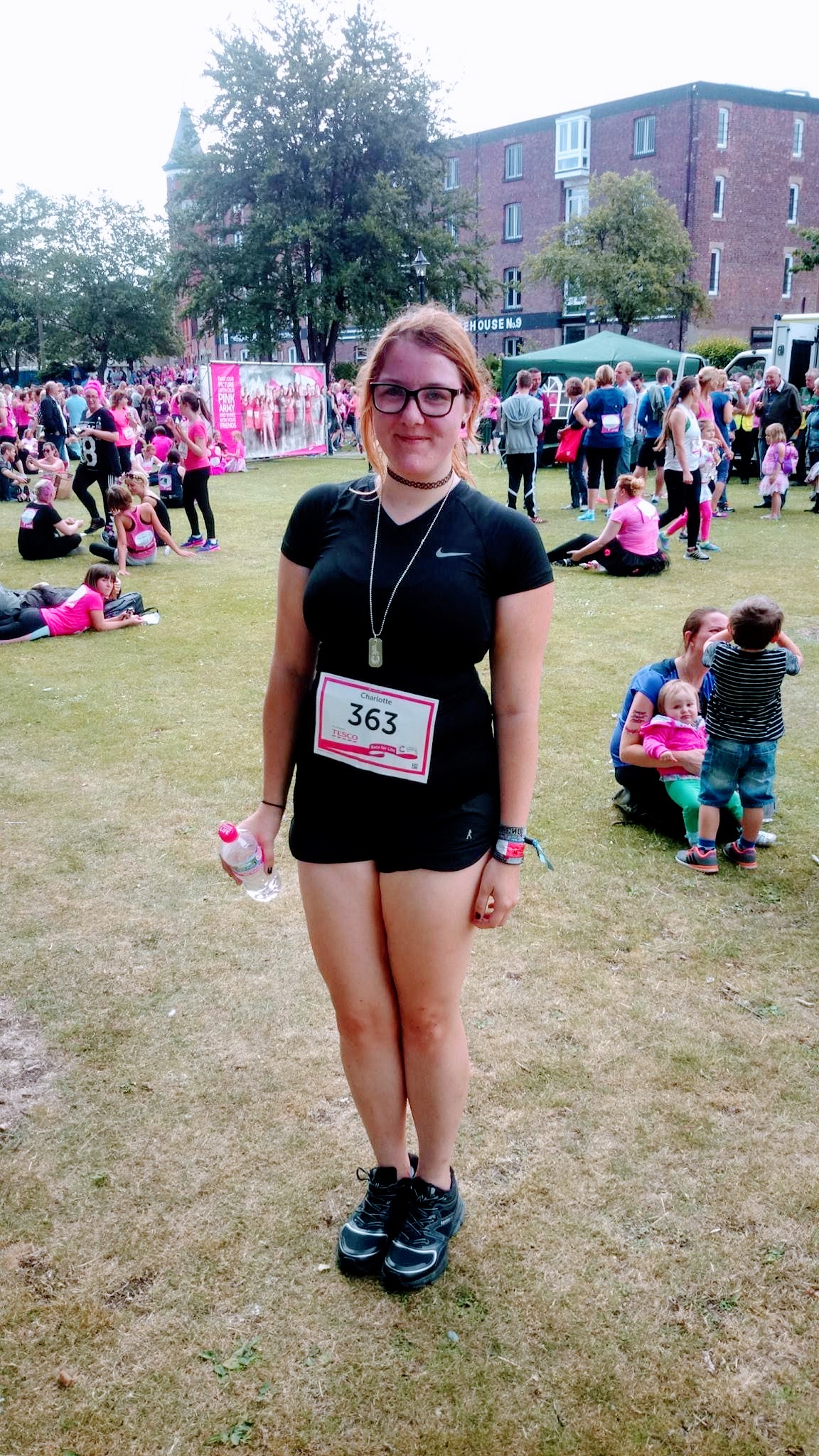 Charlotte in Race for Life 2015