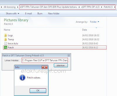 patch aplikasi eSPT Tahunan PPH OP versi 1.5