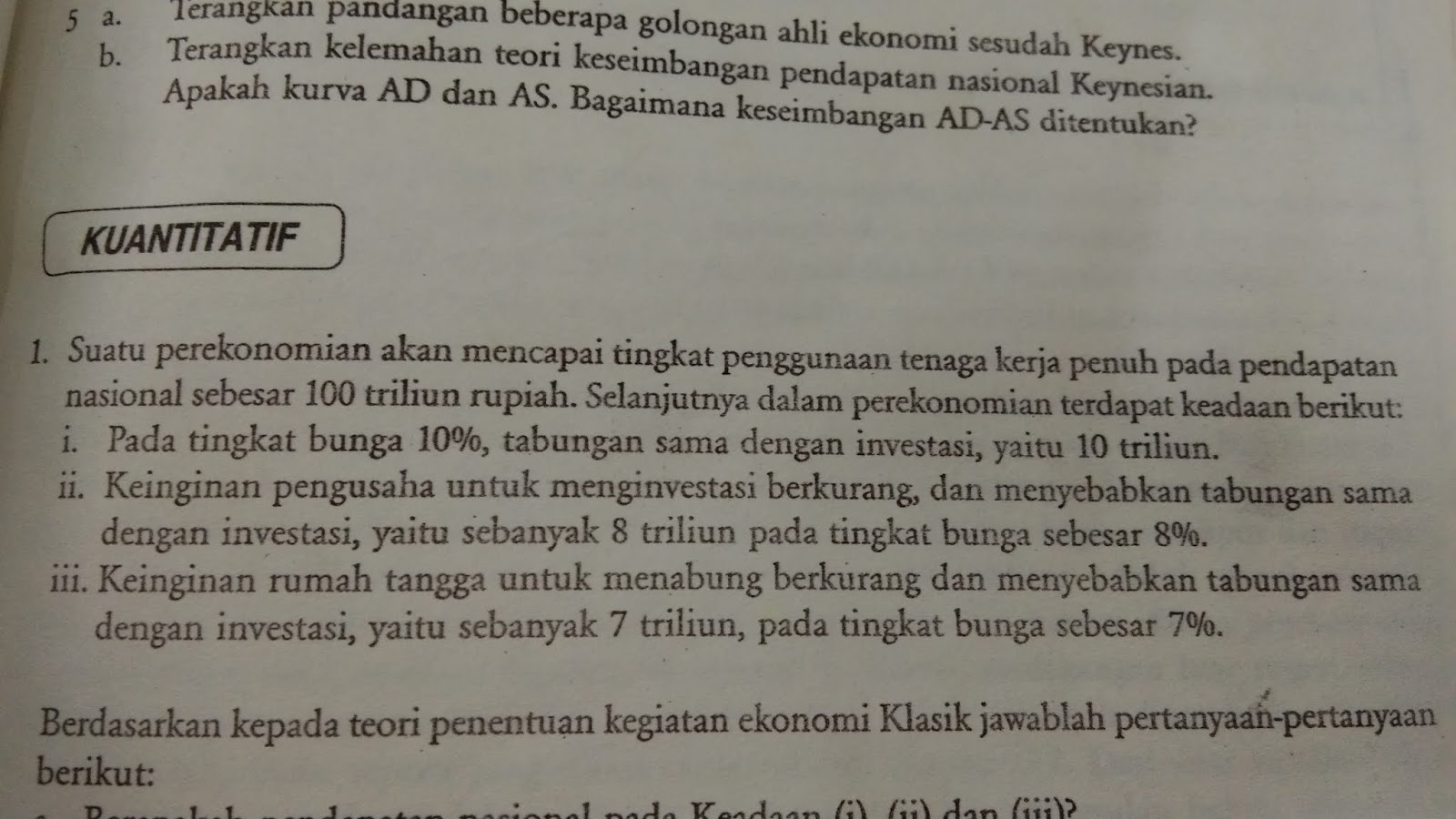 39++ Soal essay ekonomi makro dan jawabannya info