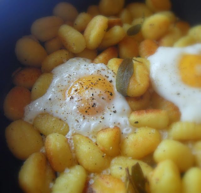 Pan Fried Potato Gnocchi & Egg The English Kitchen