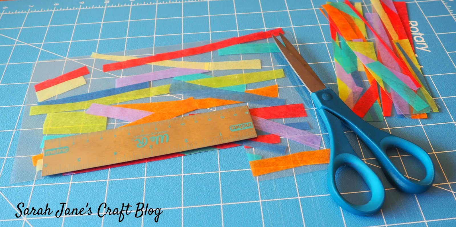 Laminated Tissue Paper Bookmarks