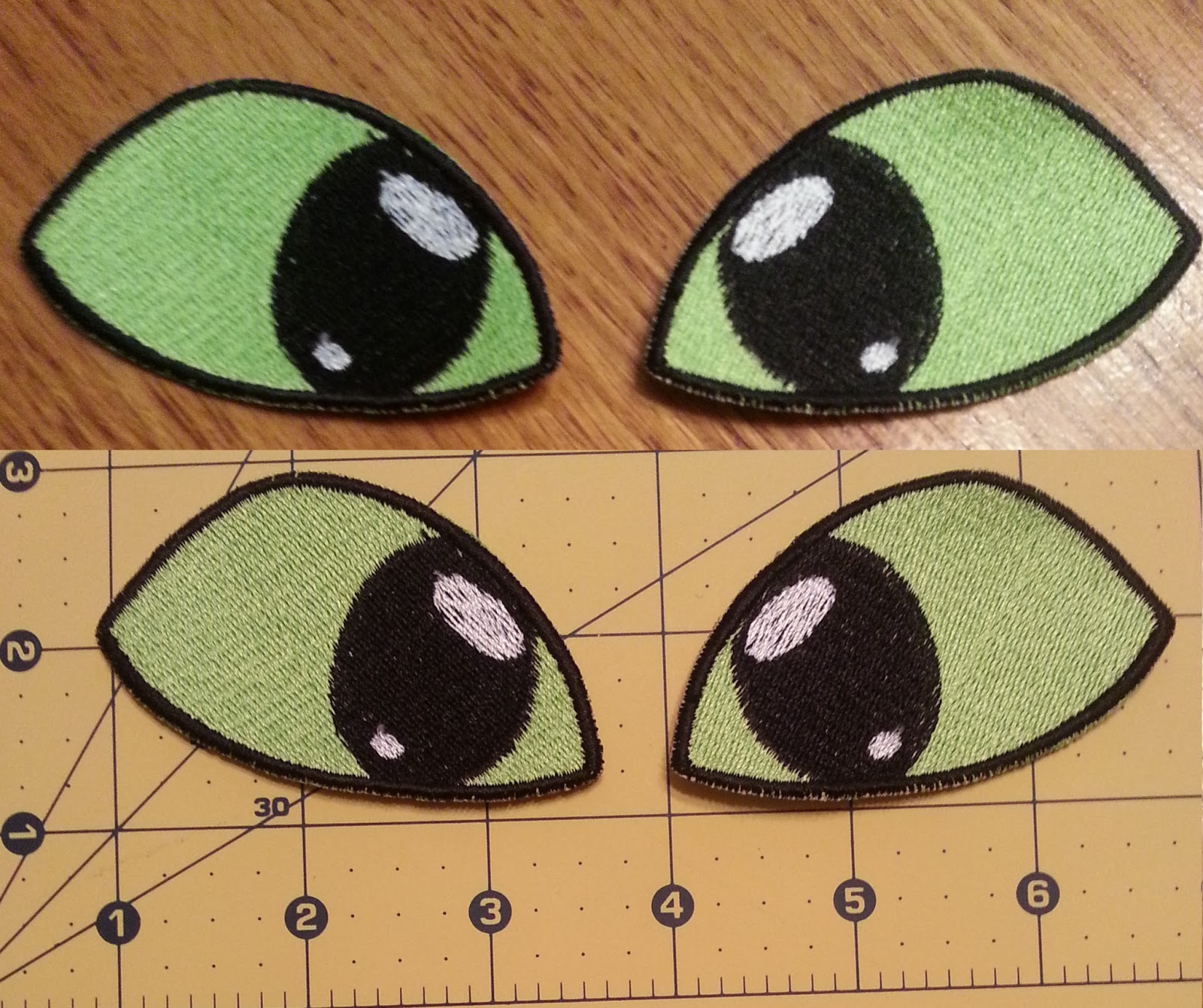 MLP E the Pony Toothless Eye Embroidery