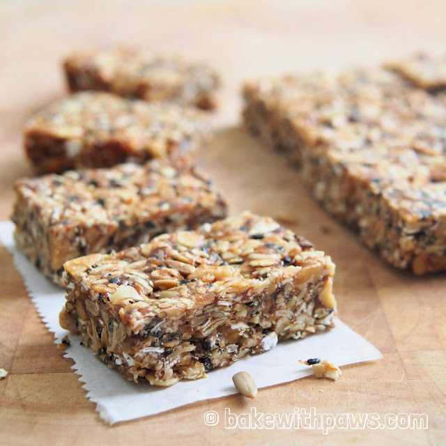 Dates Granola Bars BAKE WITH PAWS