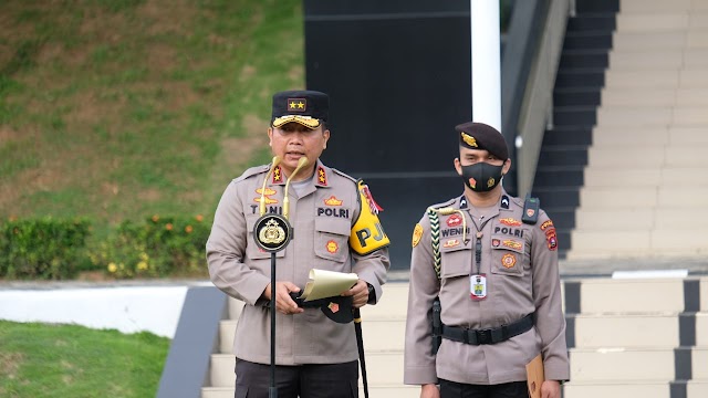  Apel Pergeseran Pasukan BKO Pengamanan Pilkada, Ini Penekanan Kapolda Sumbar