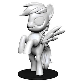 My Little Pony Deep Cuts Unpainted Miniature Rainbow Dash Figure by WizKids