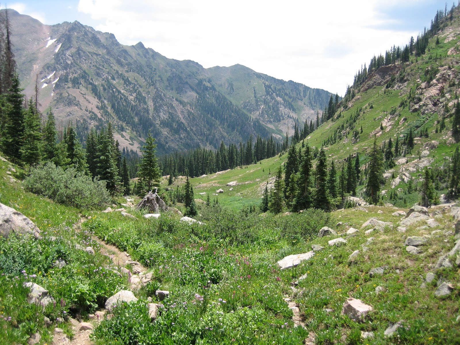 Steps in the Right Direction: Pitkin Lake near Vail, CO