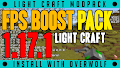 HOW TO INSTALL<br>Light Craft (FPS boosting) Modpack [<b>1.17.1</b>]<br>▽