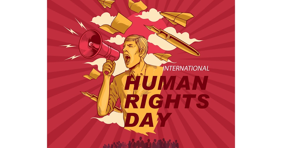 International Human Rights Day 10 December Creative Community Poster