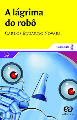 A lágrima do robô | Carlos Eduardo Novaes | Capa |