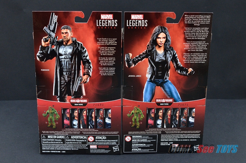 Marvel Legends Punisher Man Thing Build A Figure