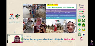 KPIQP: Jangan Biarkan Perempuan dan Anak Al Quds Terus Menderita