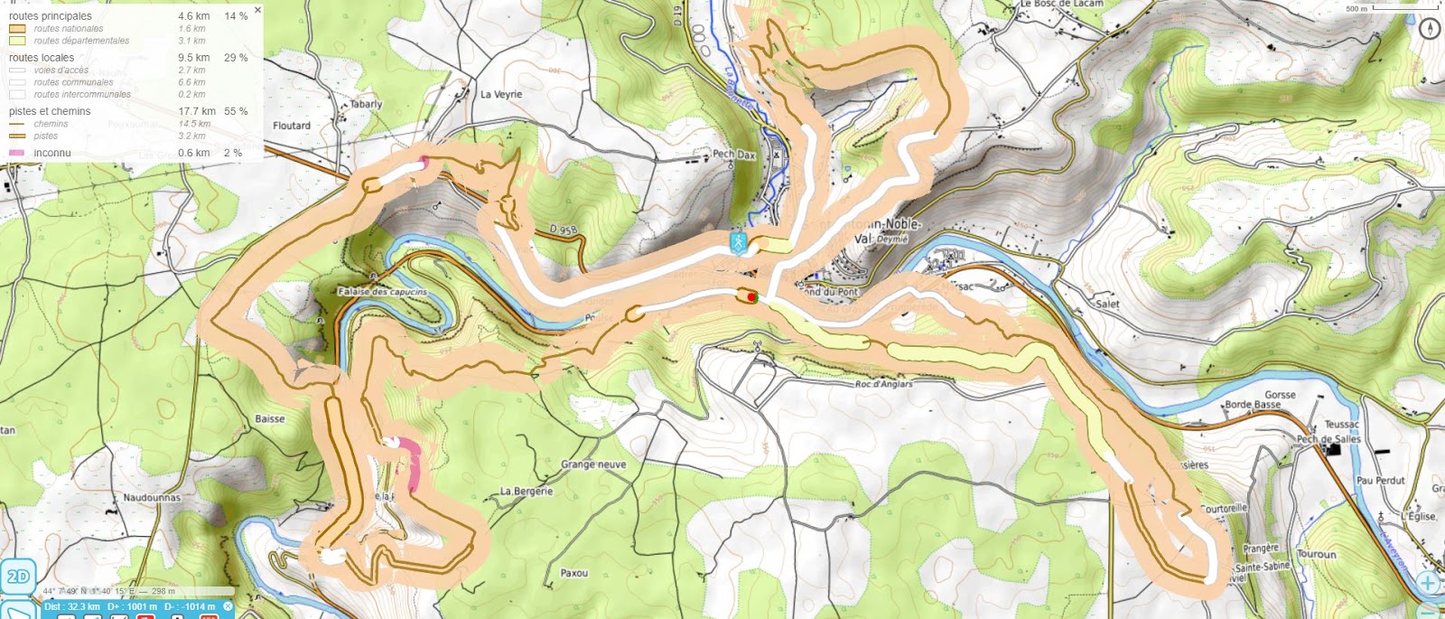 Miam Vtt Jpr31 82 St Antonin Noble Val 32 km d1085m