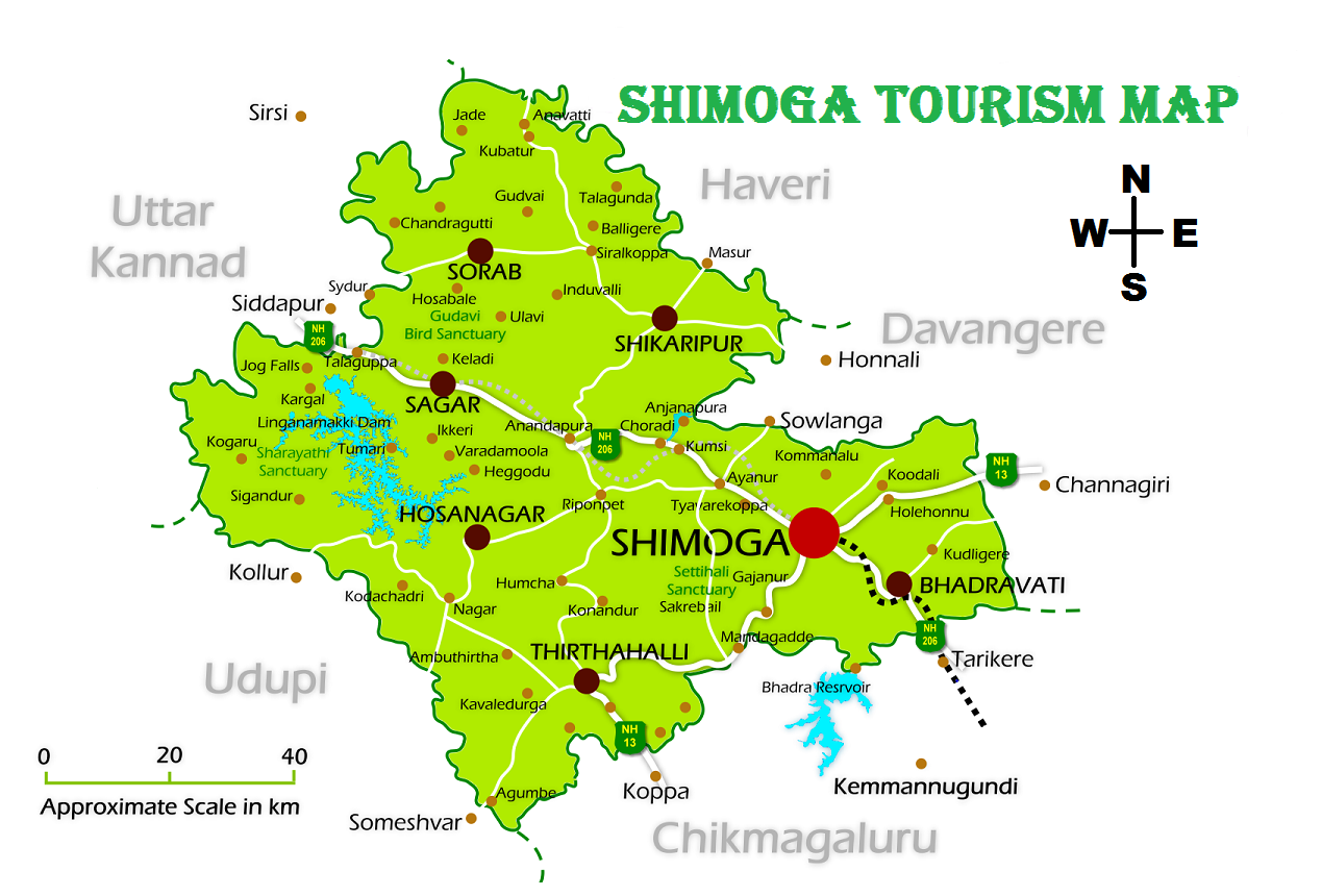 tourist map of south karnataka