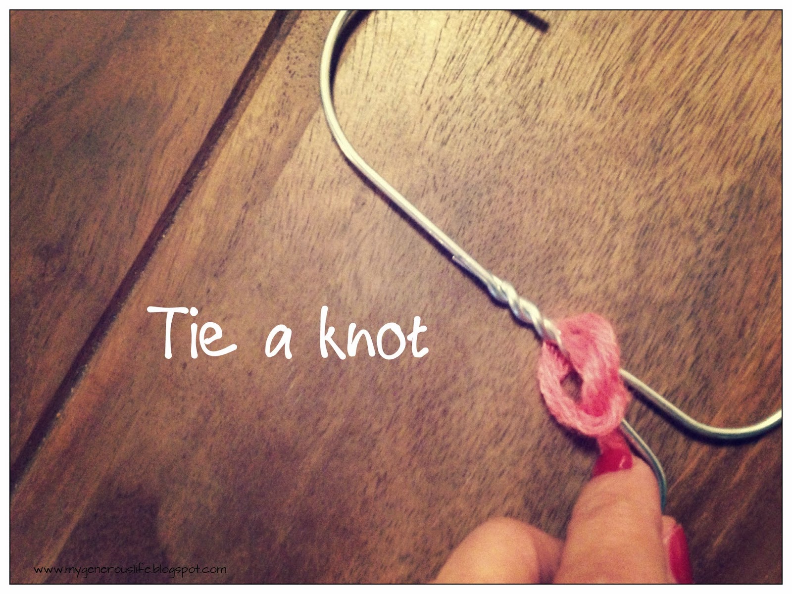 My Generous Life 5 minute DIY wrapped hangers