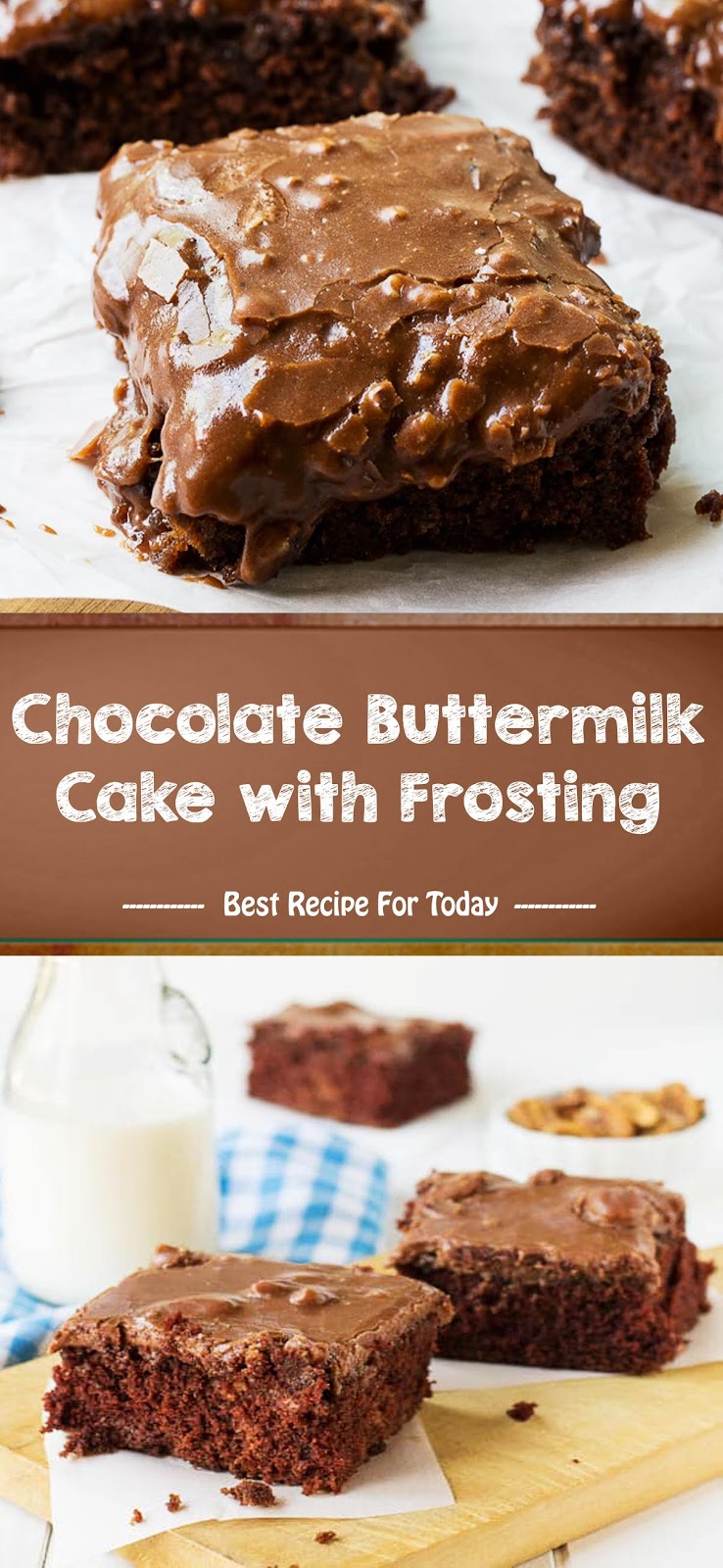 Chocolate Buttermilk Cake with Frosting Healthy