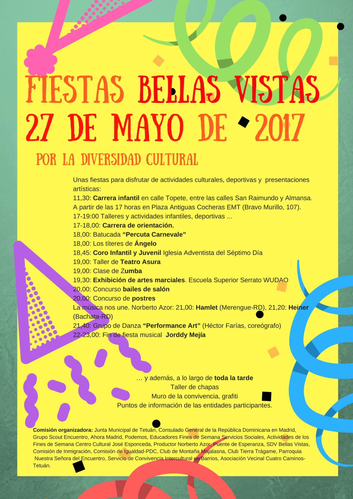 27 de mayo Fiestas de Bellas Vistas en Tetuán