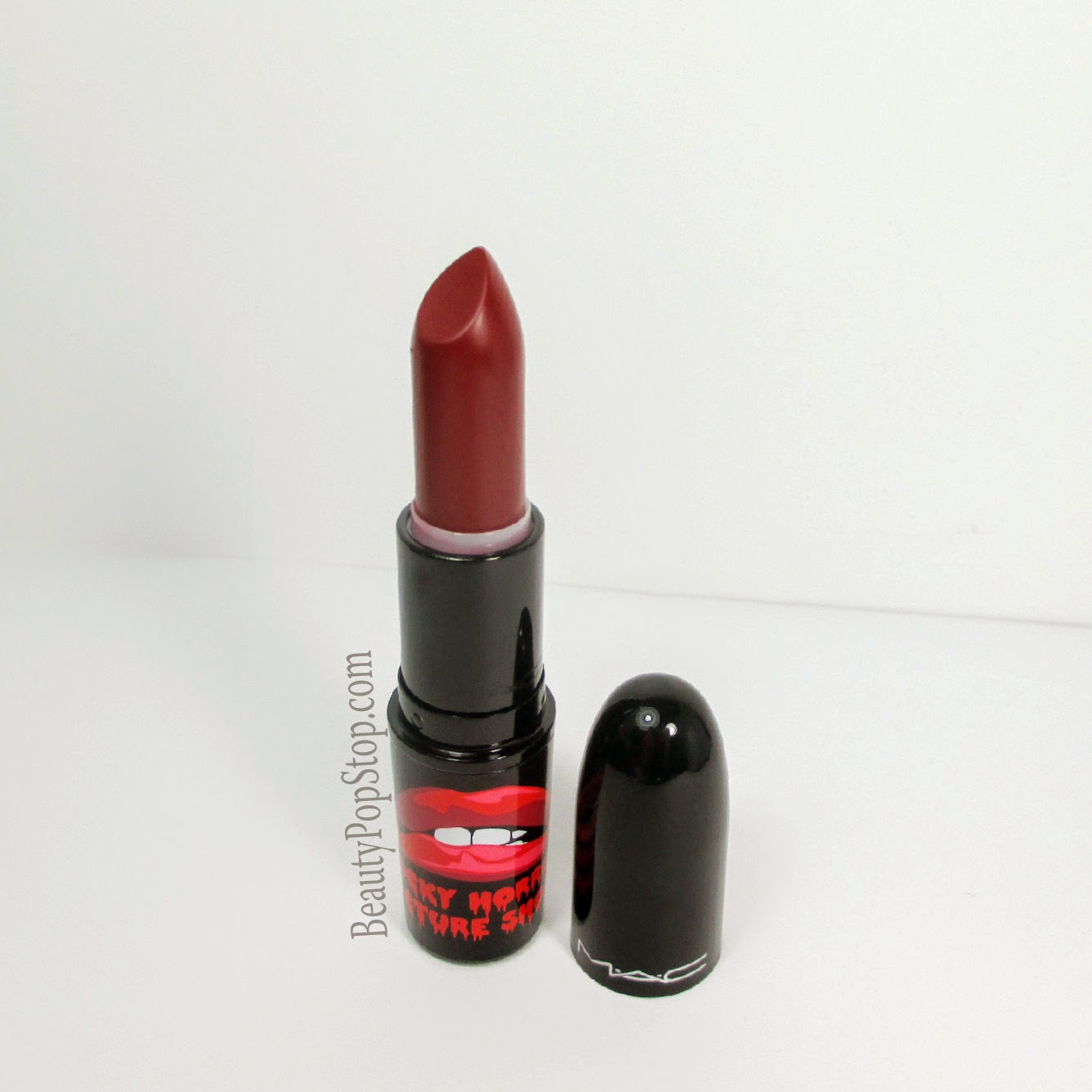 mac franknfurter lipstick review and swatches rocky horror picture show