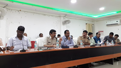 सोमवारी और बक़रीद पर्व पर प्रशासनिक कड़ी विधि व्यवस्था, anj news media, Commissioner DM SSP Meeting Bakarid- Somvari Prav